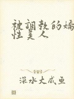 被调教的娇嫩双性美人