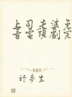 上司老婆免费观看电视剧完整版高清