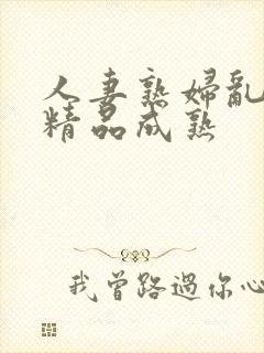 人妻熟妇乱又伦精品成熟