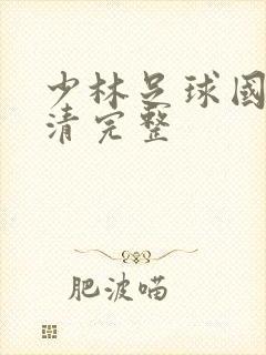 少林足球国语高清完整封面