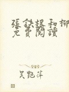 张铁根和柳如烟免费阅读封面