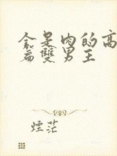 全是肉的高h短篇双男主