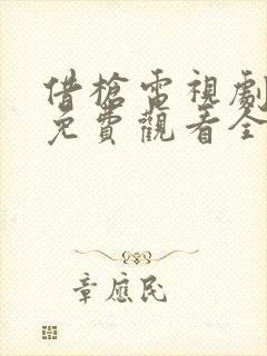 借枪电视剧高清免费观看全集