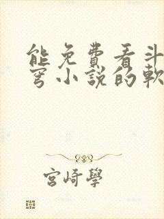 能免费看斗破苍穹小说的软件