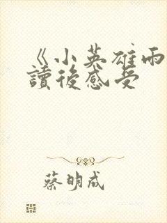 《小英雄雨来》读后感受