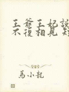 王爷王妃说此生不复相见 短剧