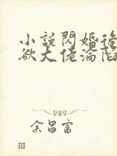 小说闪婚后,禁欲大佬沦陷了全文阅读