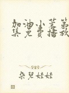 加油小茉第40集免费播放封面