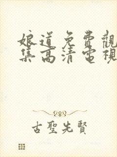 娘道免费观看全集高清电视剧封面