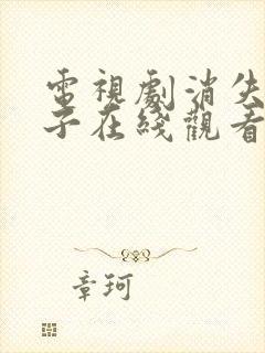 电视剧消失的孩子在线观看