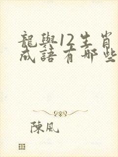 龙与12生肖的成语有哪些