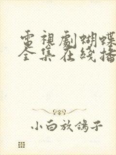 电视剧蝴蝶飞飞全集在线播放免费封面