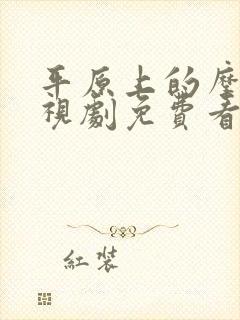 平原上的摩西电视剧免费看