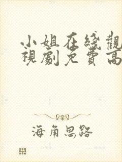 小姐在线观看电视剧免费高清全集封面