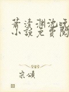 萧清渊沈晚棠的小说免费阅读