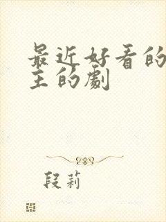 最近好看的双男主的剧