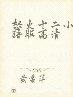 怒火十二小时国语版高清