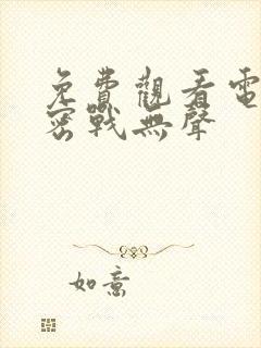 免费观看电视剧密战无声