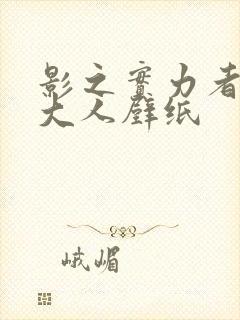 影之实力者暗影大人壁纸封面