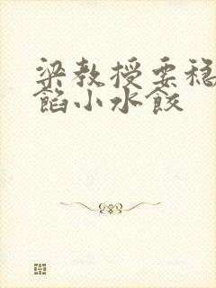 梁教授要稳住肉馅小水饺