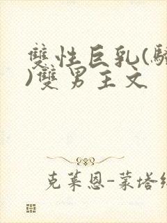 双性巨乳(骚受)双男主文