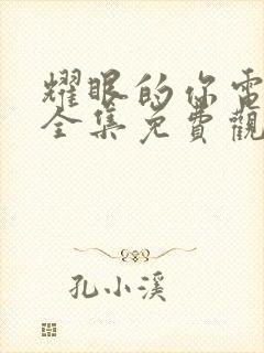 耀眼的你电视剧全集免费观看高清封面