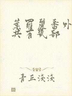 叶罗丽番外篇一共有几部