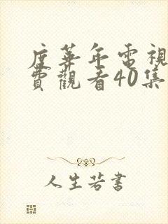 度华年电视剧免费观看40集