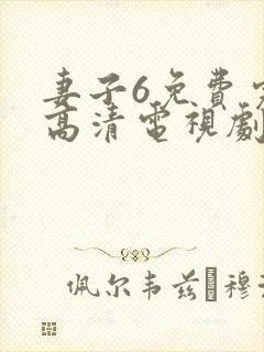 妻子6免费完整高清电视剧看