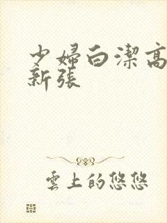 少妇白洁高义最新张