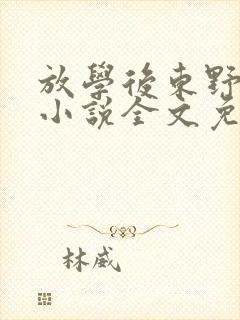 放学后东野圭吾小说全文免费阅读