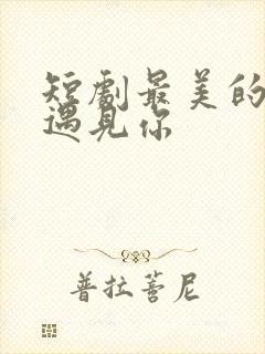 短剧最美的时候遇见你