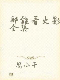 哪能看火影忍者全集