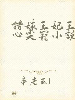 错嫁王妃王爷的心尖宠小说