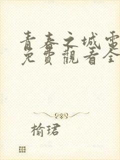 青春之城电视剧免费观看全集剧情封面