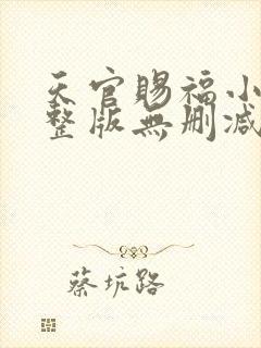 天官赐福小说完整版无删减txt下载