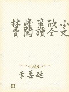 林峰宁欣小说免费阅读全文最新章节笔趣阁封面