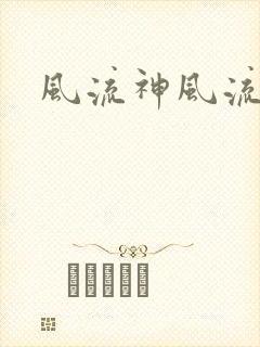 风流神风流记封面