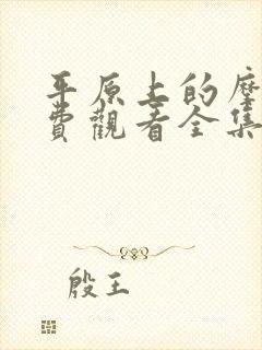 平原上的摩西免费观看全集