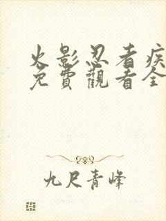 火影忍者疾风传免费观看全集国语