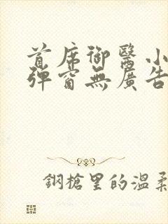 首席御医小说无弹窗无广告封面