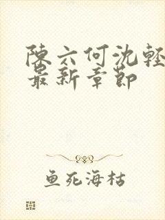 陈六何沈轻舞 最新章节