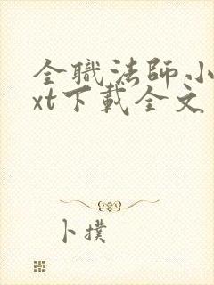 全职法师小说txt下载全文笔趣阁