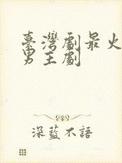 台湾剧最火的双男主剧