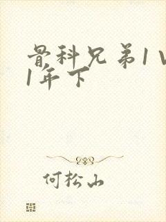 骨科兄弟1 V1年下