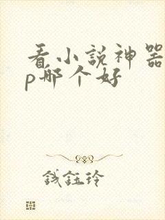 看小说神器app哪个好