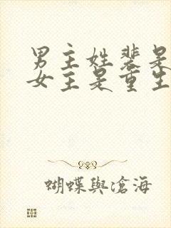 男主姓裴是首辅女主是重生的古言