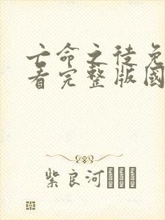 亡命之徒免费观看完整版国语高清在线