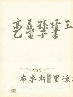 高义孙倩王申王乙电子书