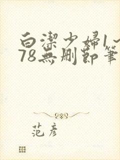 白洁少妇1～178无删节笔趣阁封面
